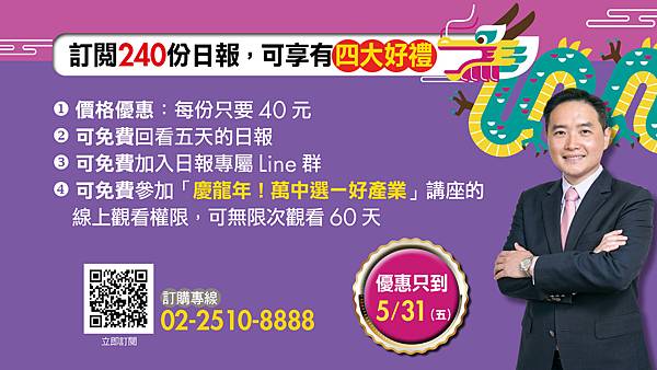 可成(2474)與十年線的負乖離